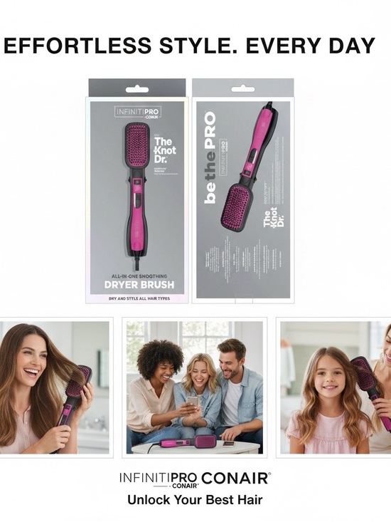 Conair Other - InfinitiPRO Conair Knot Dr Dryer Brush All-in-One Hot Air Brush - NEW